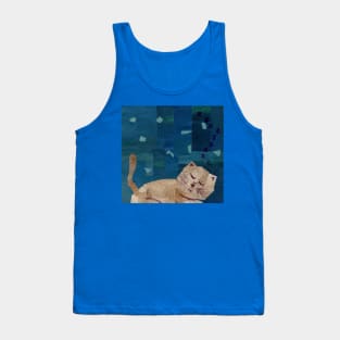 Sleeping Kitty Tank Top